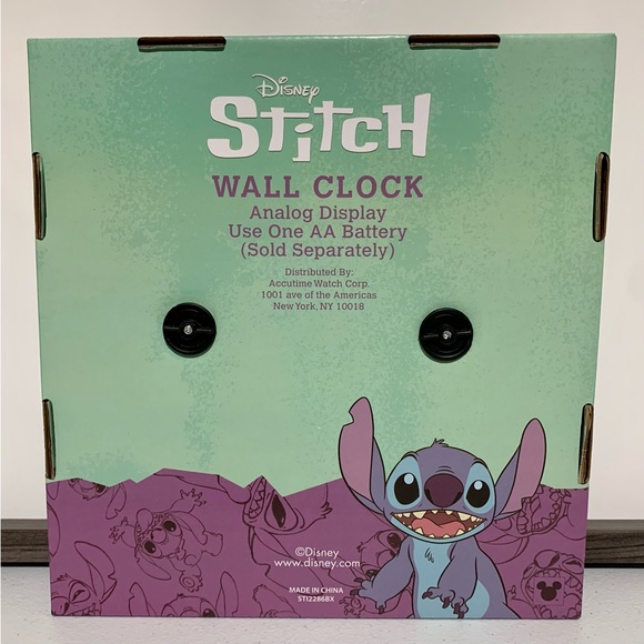Disney Lilo and Stitch Analog Wall Clock-New in Box - Picture 2 of 5
